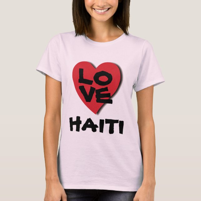 T-SHIRT AIMER HAÏTI (Devant)