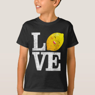 T-shirt Aimer Joyeux citron frais Citron d'été Lemonade