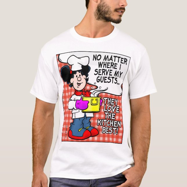 T-shirt Aimer La Cuisine Le Mieux (Devant)