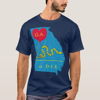 T-shirt Aimer la Géorgie ou mourir