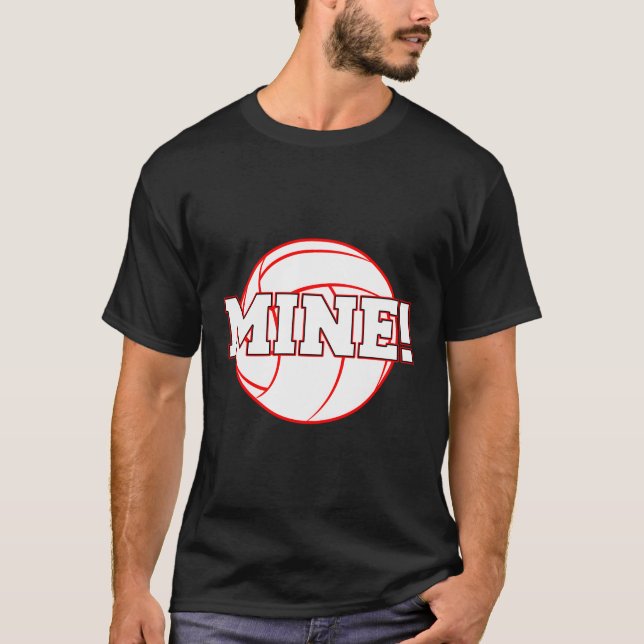 T-shirt Aimer la mine de volley-ball pour n (Devant)