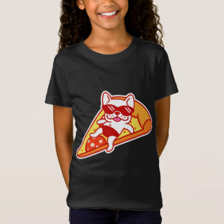 T-Shirt Aimer La Pizza Et Les Chiens