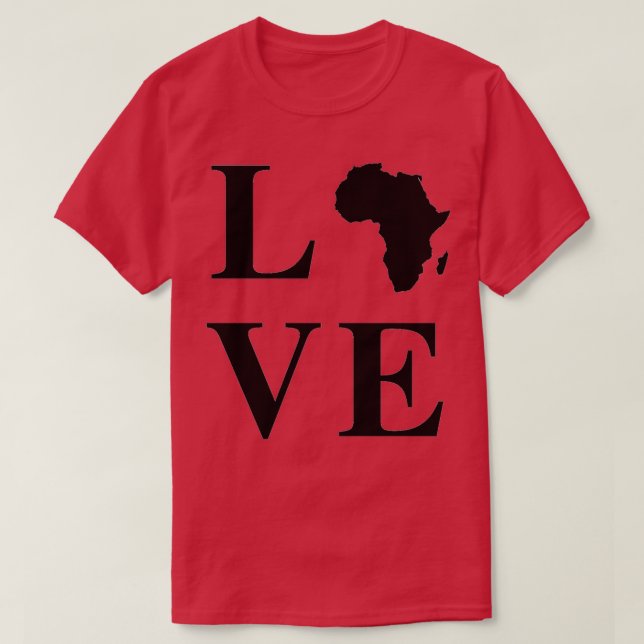 T-shirt Aimer l'AfriqueTShirt (Design devant)