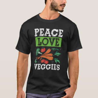 T-shirt Aimer l'amour Légume véganisme