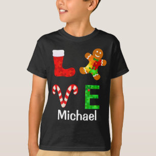 T-shirt Aimer l'autisme Noël