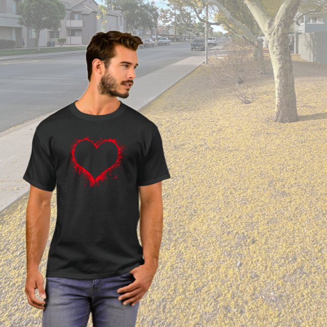 T-shirt Aimer Le Coeur Pour Lui (Créateur téléchargé)
