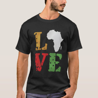T-shirt Aimer le continent africain