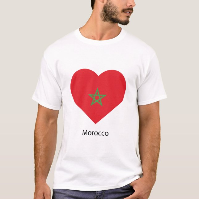 T-shirt Aimer le Maroc (Devant)