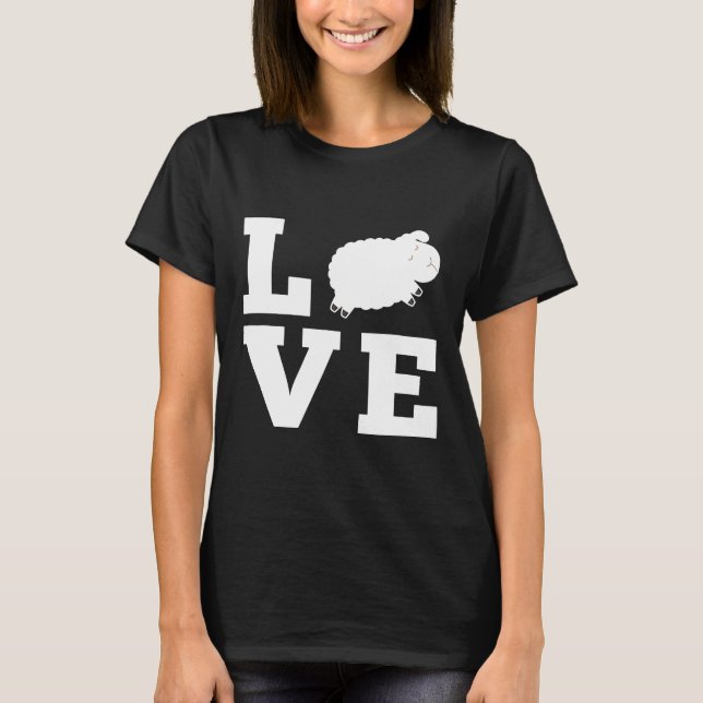 T-shirt Aimer le mouton (Devant)
