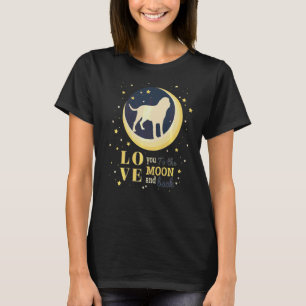 T-shirt Aimer Le Sang Du Chien De Saint Hubert À La Lune