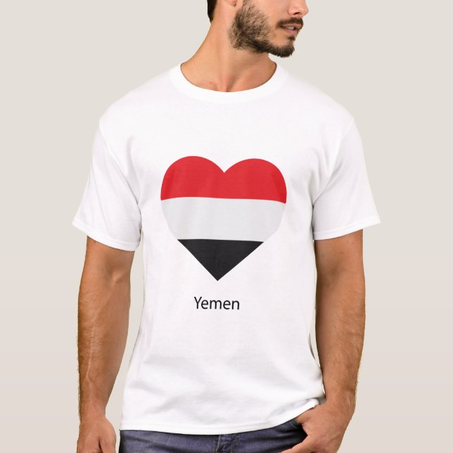 T-shirt Aimer le Yémen (Devant)