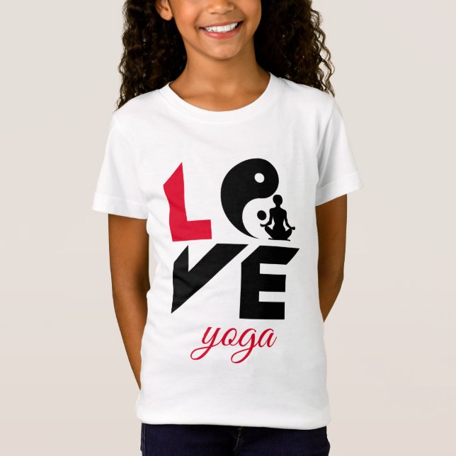 T-Shirt Aimer le yoga (Devant)