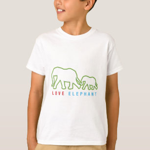 T-shirt Aimer l'éléphant