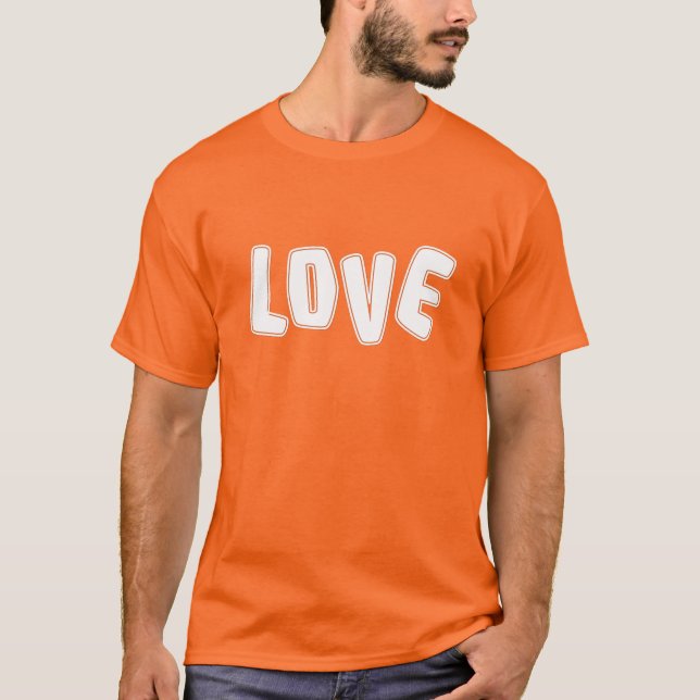 T-shirt Aimer l'énergie des fleurs hippy (Devant)