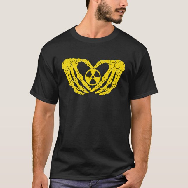 T-shirt Aimer l'énergie nucléaire (Devant)
