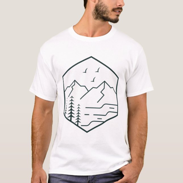 T-shirt Aimer les parcs (Devant)