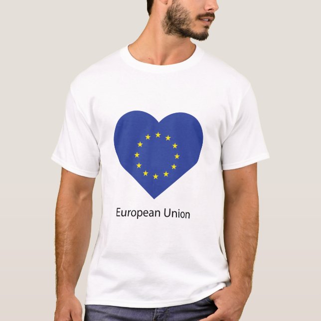 T-shirt Aimer l'Union européenne (Devant)