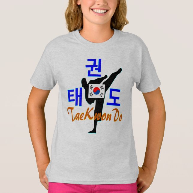 T-shirt ☯ Aimer ✔ Martial Coréen-TaeKwonDo fabuleux (Devant)