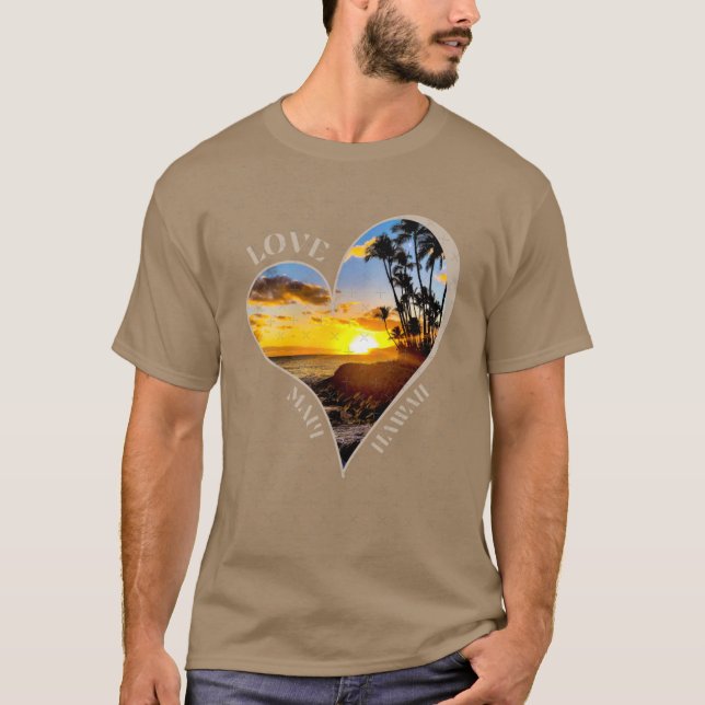T-shirt Aimer Maui Hawaii (Devant)