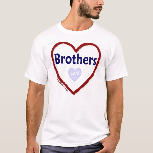 T-shirt Aimer mes frères (Devant)