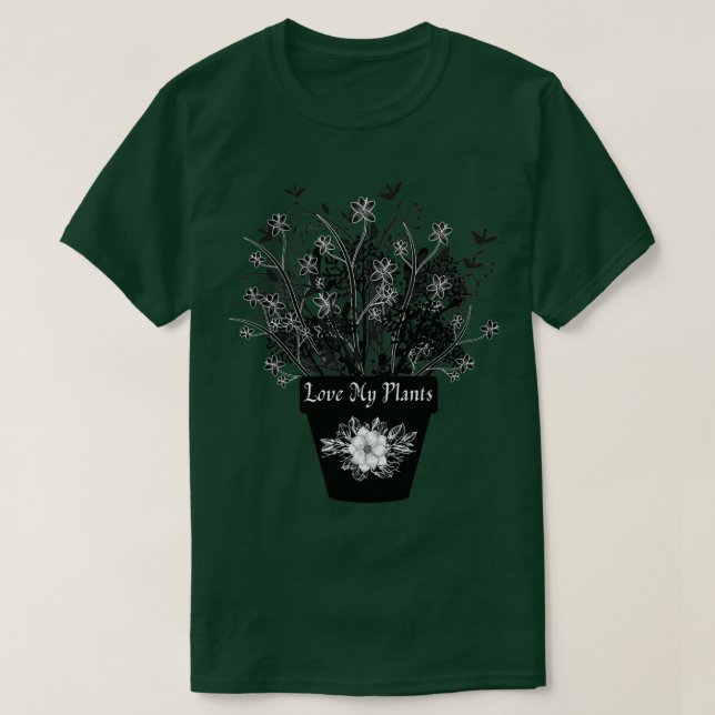 T-shirt Aimer mes Plantes (Design devant)