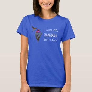 T-shirt Aimer Mon Bébé Colibri Personnalisé