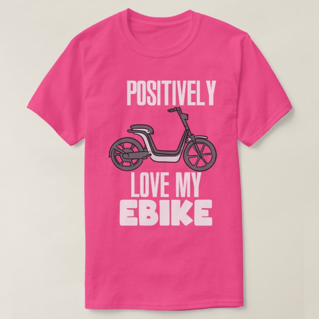 T-shirt Aimer mon eBike (Design devant)