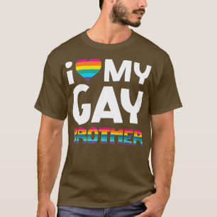 T-shirt Aimer Mon Frère Gay LGB Pride Cadeau Gay Lesbian M