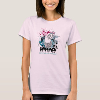 T-shirt Aimer Mon Heeler Bleu