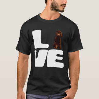 T-shirt Aimer Mon Irlandais Eau Chien Espagnol