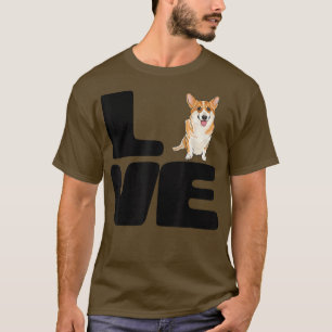 T-shirt Aimer Mon Pembroke Welsh Corgi cadeau Amoureux des