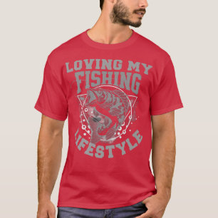 T-shirt Aimer Mon Style De Vie De Pêche