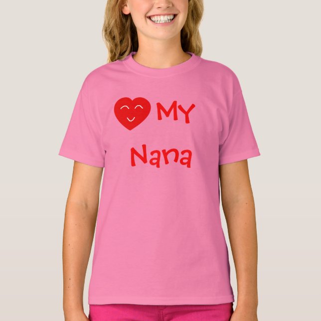 T-shirt Aimer My Nana (Devant)