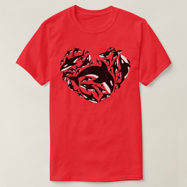 T-shirt Aimer Orca Cadeaux Killer Whale (Design devant)
