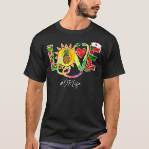 T-shirt Aimer Ou Infirmière Hors Service Pineappon Été