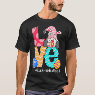 T-shirt Aimer Pâques jardin d'enfants Gnome Enseignant Bu
