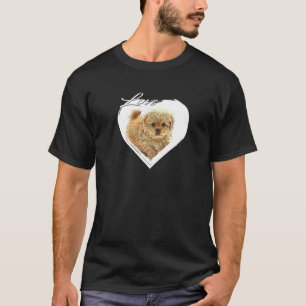 T-shirt Aimer Peekapoo Poodle Pekingese Chien chiot