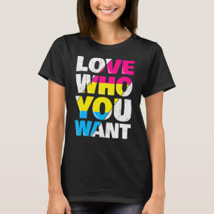 T-shirt Aimer Qui Vous Voulez Arc En Arc En Arc Drapeau Lg