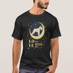 T-shirt Aimer Schnauzer Chien Standard À La Lune