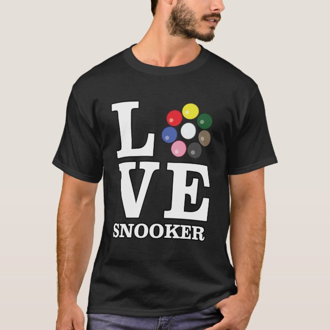 T-shirt Aimer Snooker  (Devant)