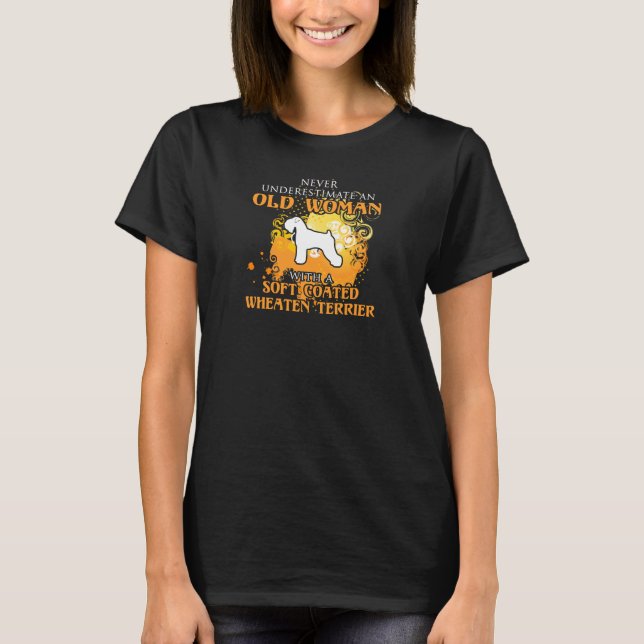 T-shirt aimer Soft Coated Wheaten Terrier Funny Cadeau (Devant)