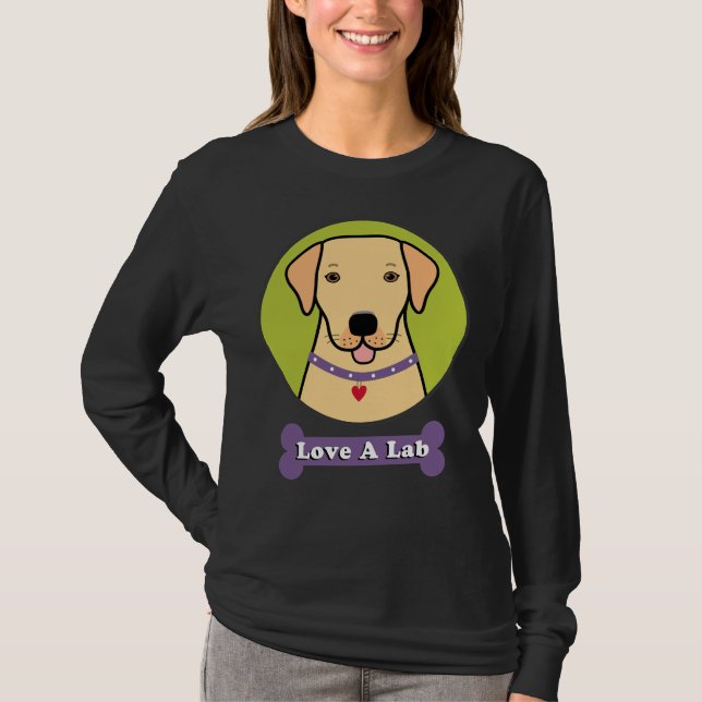 T-shirt Aimer Un Laboratoire Jaune (Devant)