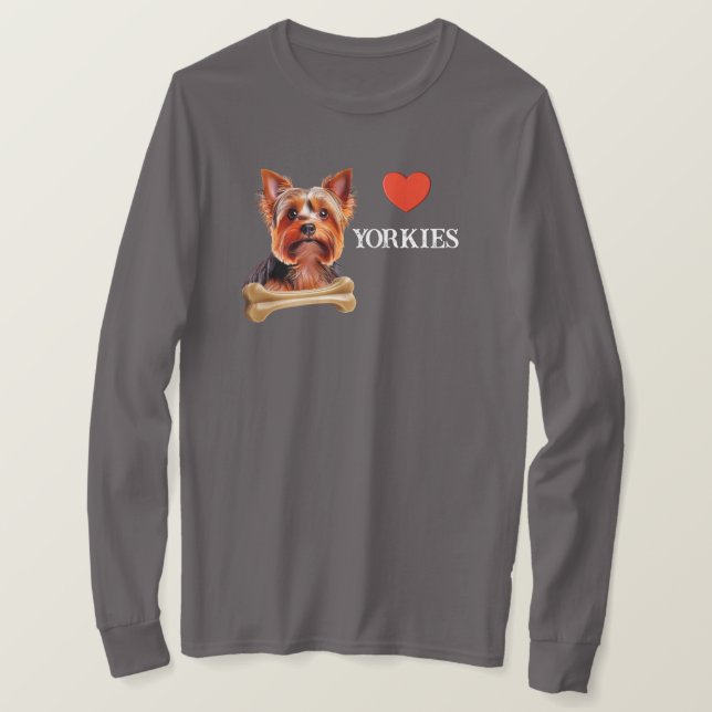 T-SHIRT AIMER YORKIES (Design devant)