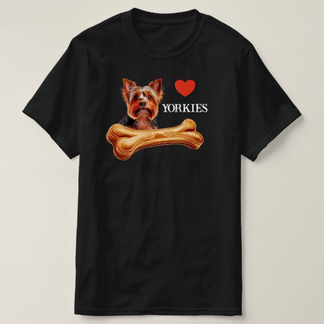 T-SHIRT AIMER YORKIES (Design devant)