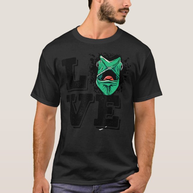 T-shirt Aimez Gecko J'Aime Mes Geckos. (Devant)