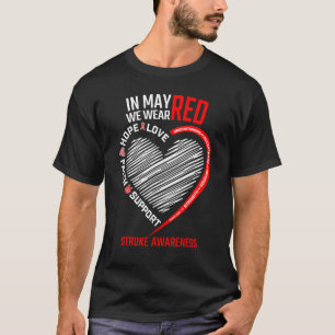T-shirt Aimez La Foi De L'Espoir En Mai Nous Portons Une A