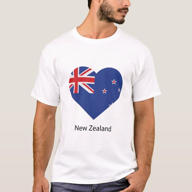 T-shirt Aimez la Nouvelle-Zélande (Devant)