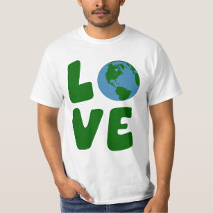 T-shirt Aimez la planète de Terre