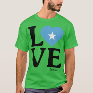 T-shirt Aimez la Somalie rétro