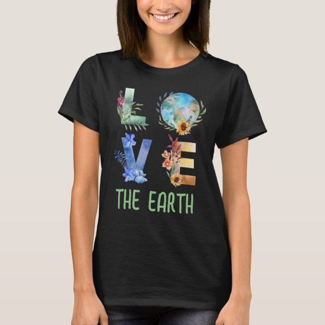 T-SHIRT AIMEZ LA TERRE  (Devant)